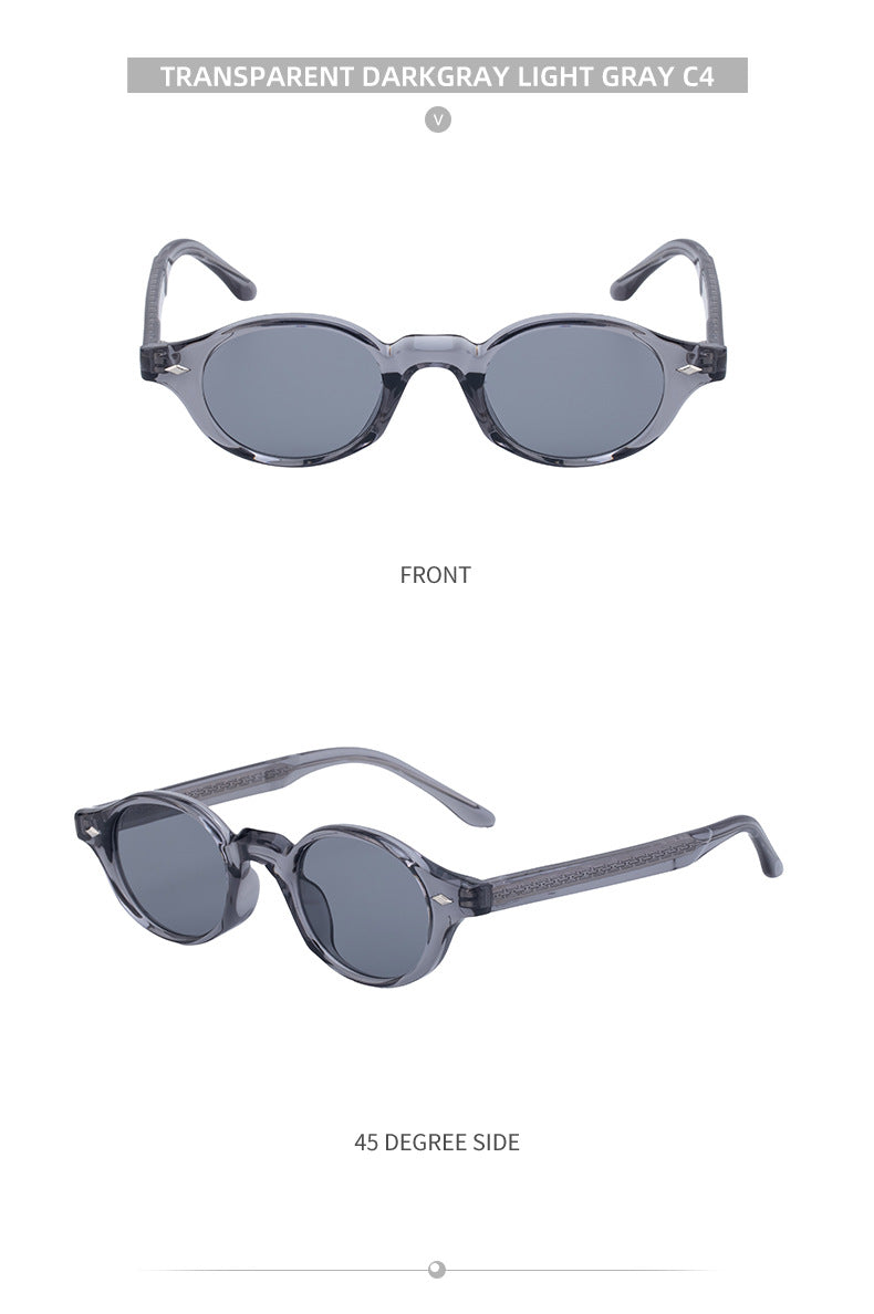 2025New European and American Round Small Frame Sunglasses for Women, Simple and Stylish Sun Protection Sunglasses for Women Wholesale shades