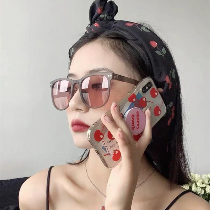 New Fashion Foldable Sunglasses for Women UV Protection Polarized Sunglasses Trendy Portable Full Frame Sun Glasses