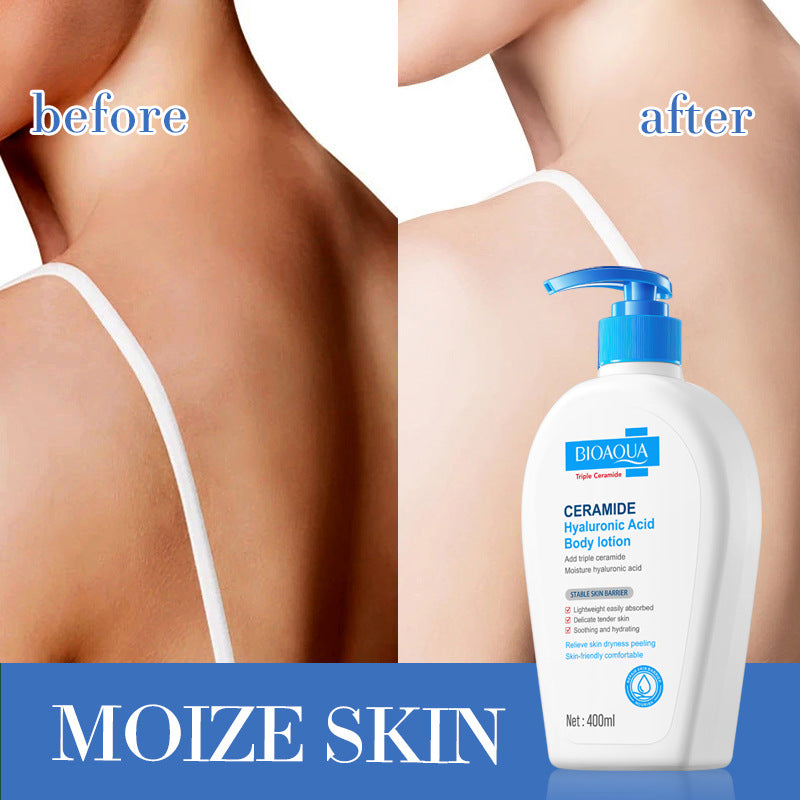 Ceramide Moisturizing Body Lotion BIOAOUA Hyaluronic Acid Moisturizing Body Lotion Cross-Border Wholesale