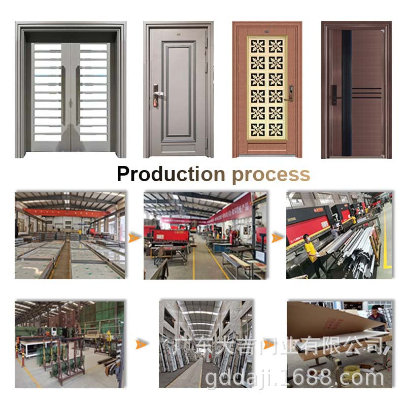 European and American Korean Style Entry Door Soundproof Door Stainless Steel Modern Simple Anti-theft Door Household Anti-theft Entrance Door