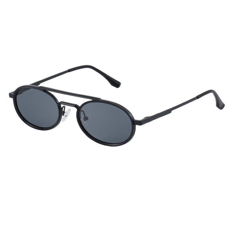 2025New European and American Retro Oval Frame Sunglasses for Men with High-end Spring Sunglasses for Women sunglasses