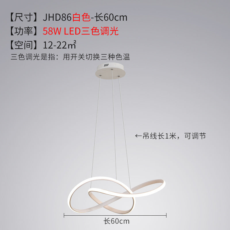 Restaurant Pendant Light Modern Minimalist Dining Room Table Lamp Bar Counter Internet Celebrity Bedroom Pendant Light2025New Model Zhongshan Lighting