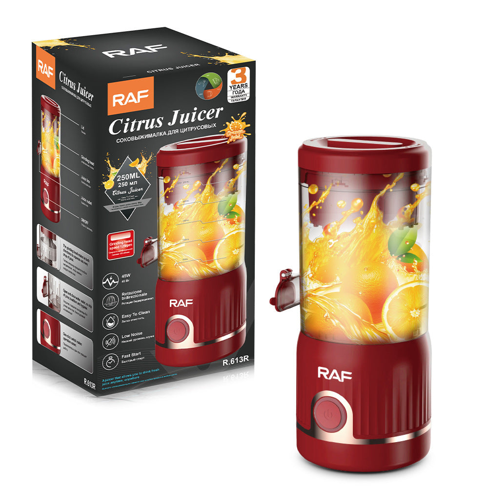 RAF EU Standard Household Lemon Orange Juicer Freshly Squeezed Orange Juicer Automatic Juicer Small Portable Electric613