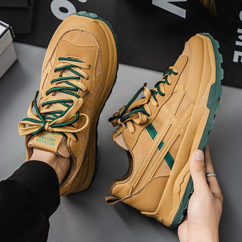 Spring men's shoes2025New Dad Shoes for Men, Youth Casual Running Thick-Soled Sports Trendy Shoes, Sneakers