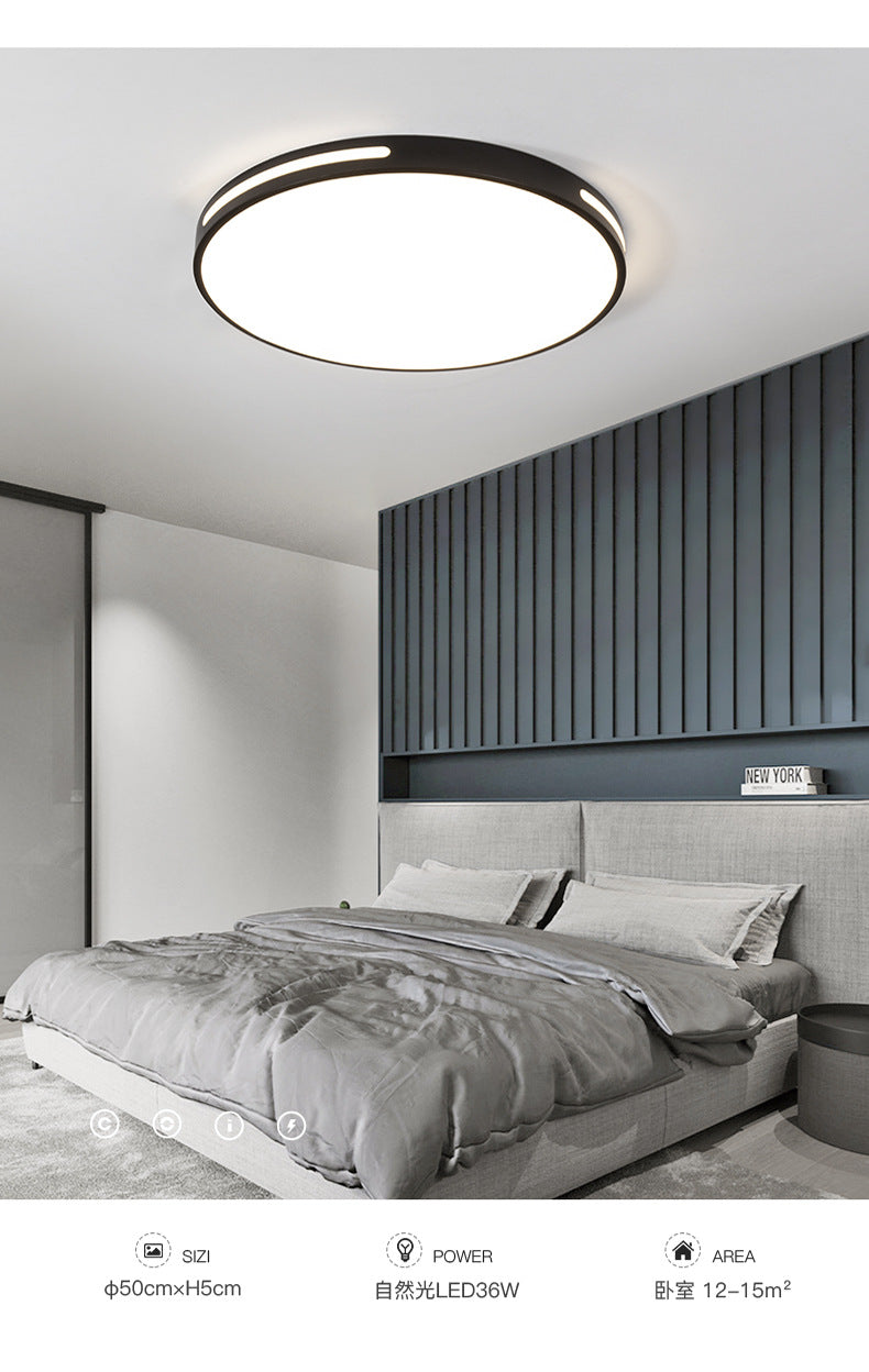 Ultra-thin Modern Minimalist LED Ceiling Lamp Round Bedroom Lighting Living Room Lamp Creative Study Dining Room Balcony Lighting Fixture