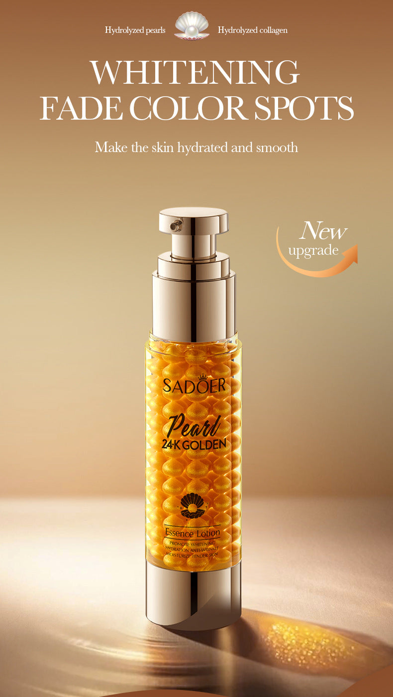 Full English24K Gold Collagen Pearl Essence Milk SADOER Moisturizing lotion  foreign trade wholesale
