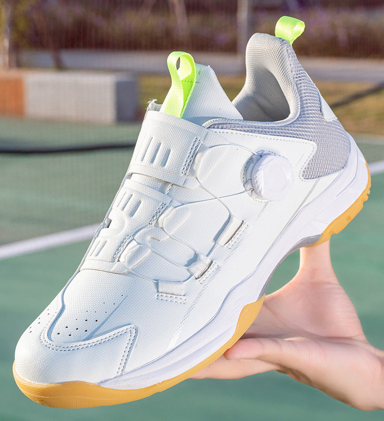 Men's Wear-Resistant Badminton Shoes Sports Shoes Large Size Couples Anti-Slip Shock Absorption Sneakers Women Breathable Lightweight Sports Shoes