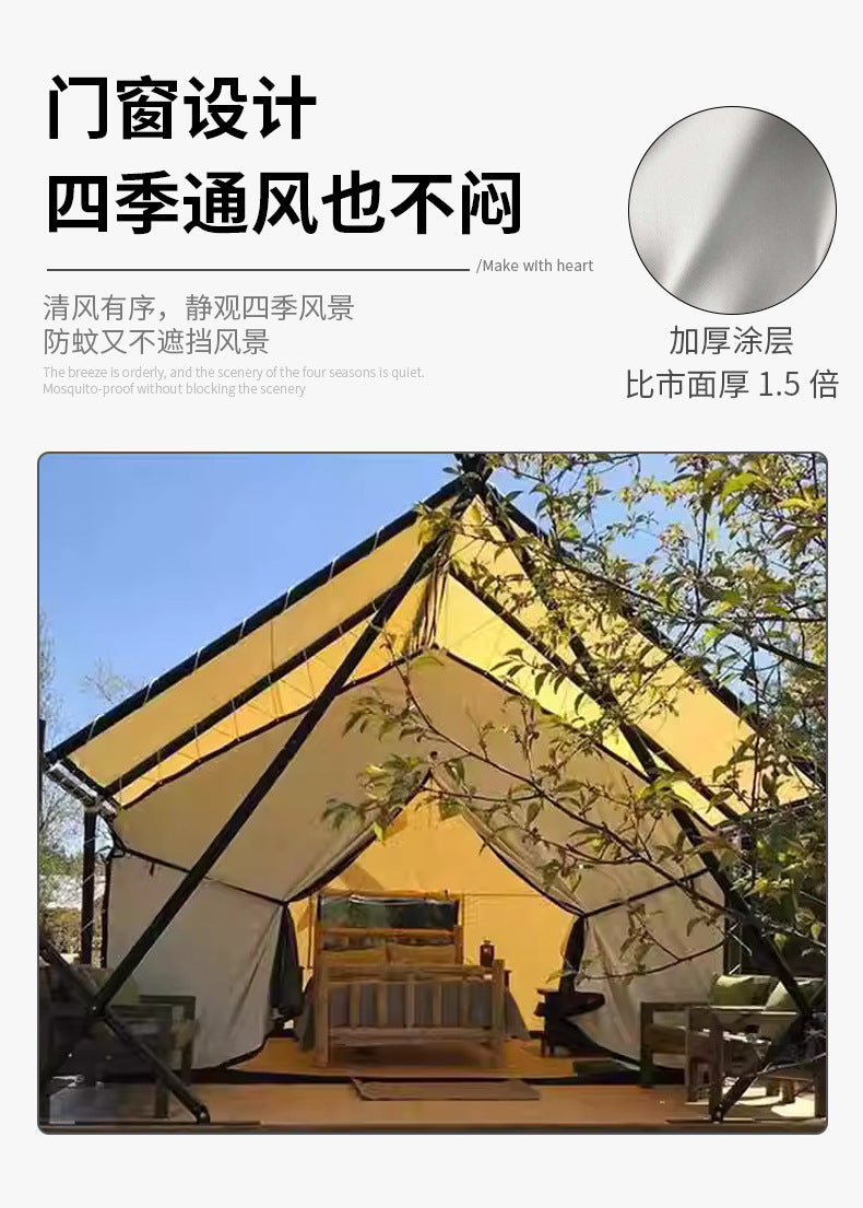 Manufacturer's New Model Homestay Hotel Tent Nomadic Tent Room Internet Celebrity Resort Outdoor Camping Hotel Tent