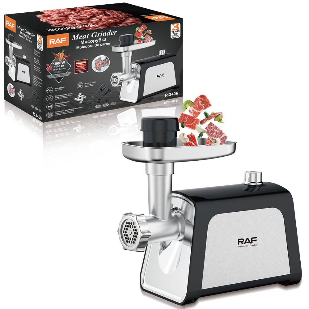 RAF European Standard 450w Household Small Meat Grinder Blender Sausage Stuffer Meat Grinder R.3406