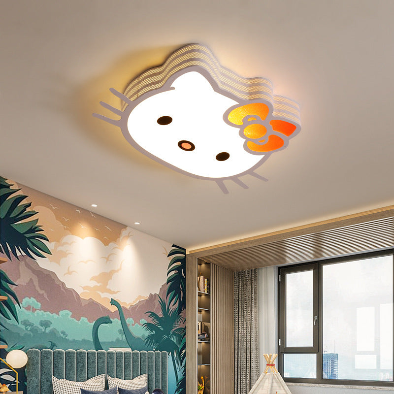 Children's Room Lamp Girl Modern Simple Boy Round Ceiling Lamp Cozy Bedroom Lamp Creative Kindergarten Classroom Lamp