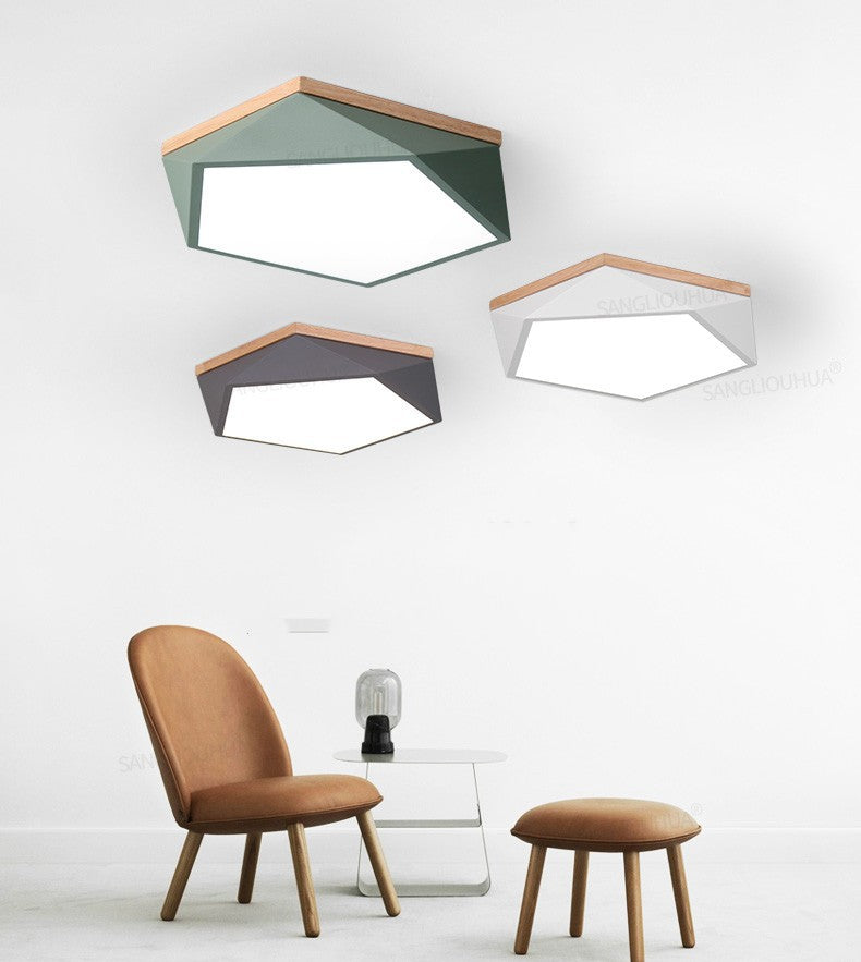 Nordic Bedroom Lamp Simple Modern Creative Macaron led Ceiling lamp for master bedroom, children's lamp, bedroom lamp