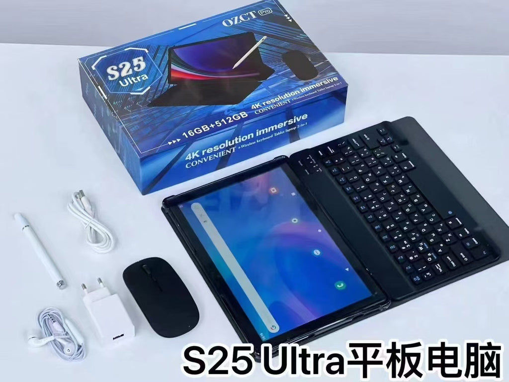 Popular S25 Ultra pro Android Smart Tablet PC10.1Inch5g Business Tablet for Calls