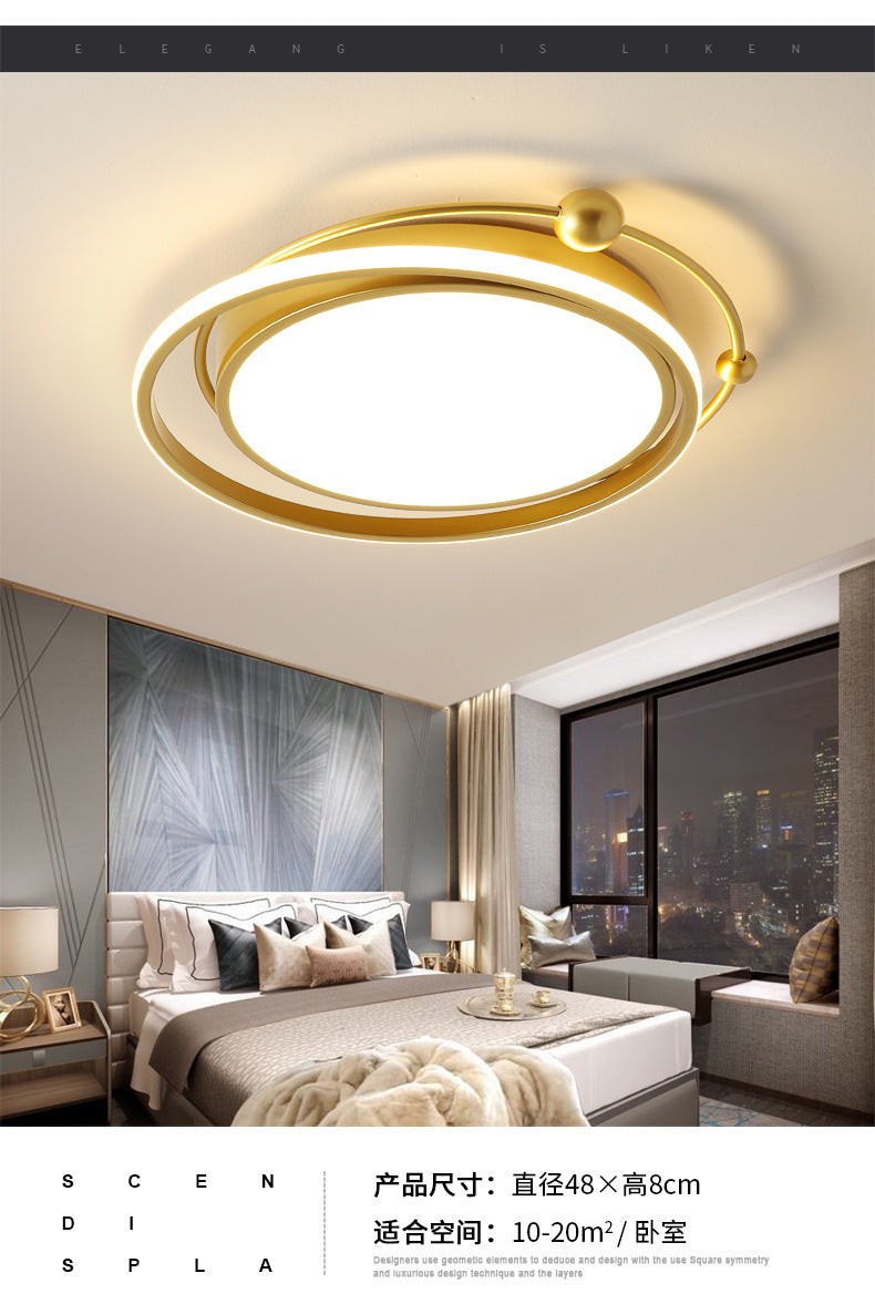 led Internet Celebrity Room Light Ceiling Light Simple Modern Master Bedroom Light Nordic Light Luxury ins Creative and Unique Restaurant Light