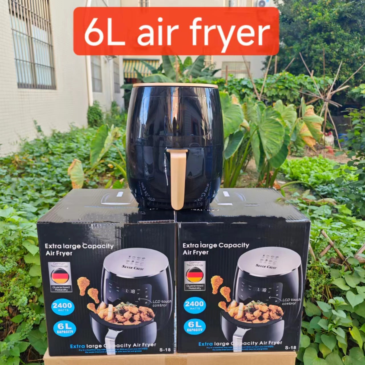 8LAir fryer Multifunctional Smart Touch Screen Oven Large Capacity Air Fryer Electric Fryer French Fries Machine