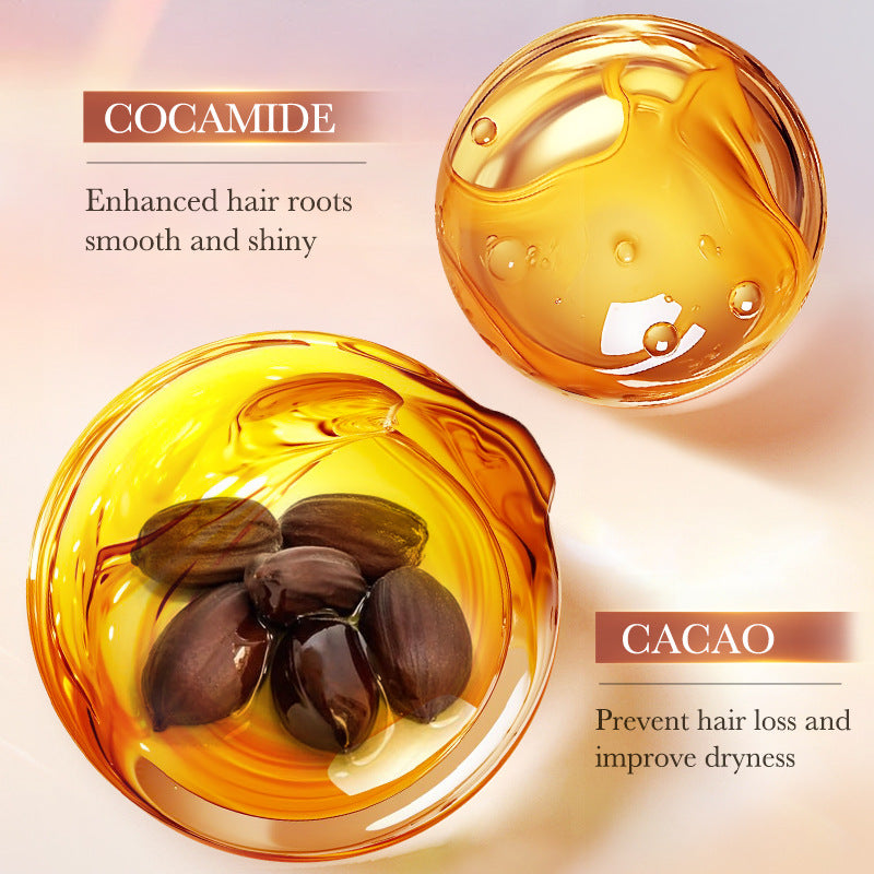 Full English Cocoa Oil Anti-Hair Loss Shampoo SADOER Clean and Smooth Shampoo  Wholesale