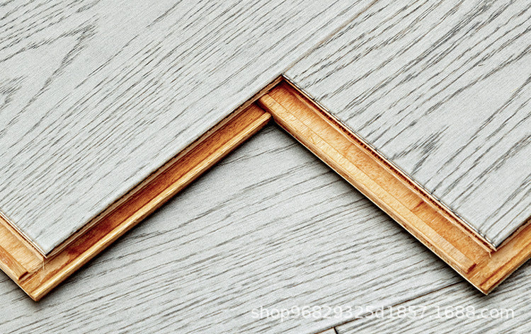 One square meter is also wholesale price Metallic Shiny Texture Sealing Wax Locking Floor Heating Red Oak Multi-layer Solid Wood Flooring