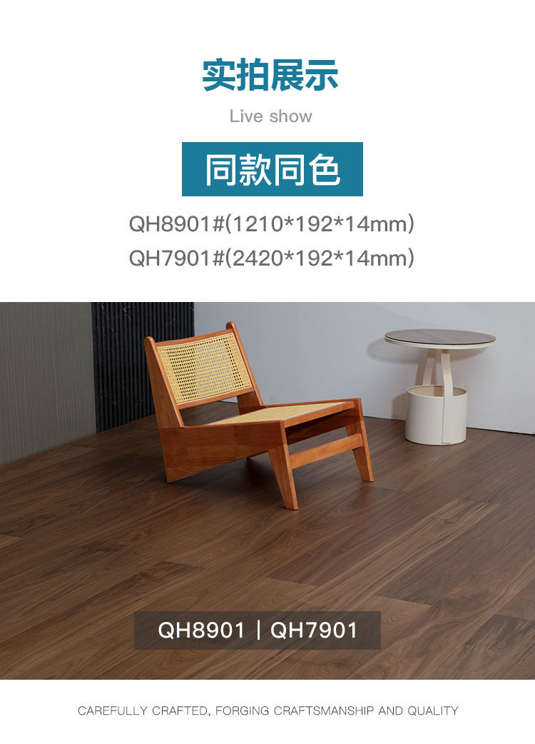 Imported Full Birch Base Material Oak Black Walnut Multi-layer Solid Wood Composite Flooring Underfloor Heating ENF Direct Sales from Eco-Friendly Manufacturer