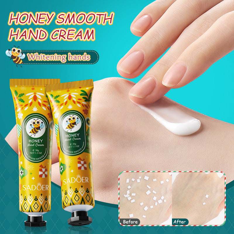 Honey Tender Hand Cream30g SADOER Skin Rejuvenation Hand Cream for Autumn and Winter Cross-Border Wholesale