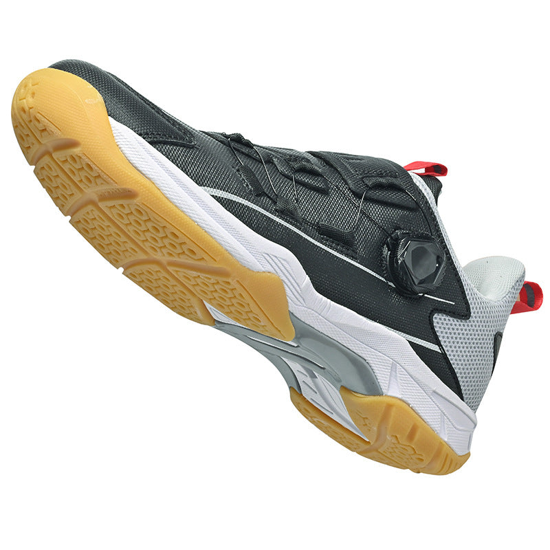 Men's Wear-Resistant Badminton Shoes Sports Shoes Large Size Couples Anti-Slip Shock Absorption Sneakers Women Breathable Lightweight Sports Shoes