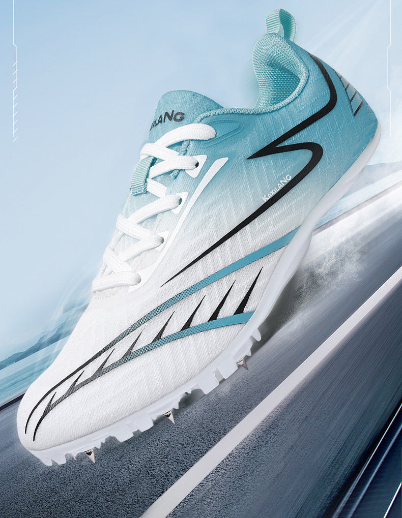 8Mesh Surface Sprint Shoes Track and Field Triple Jump Competition Training Shoes Unisex Sports Shoes for Middle School Entrance Exam All-around Sports Shoes