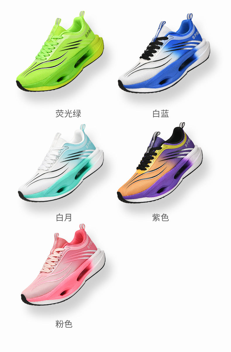 Red Rabbit9PRO Carbon Plate Running Shoes for Men and Women, Racing Mesh Breathable Running Shoes, Fashionable Versatile Shock Absorption Sports Shoes