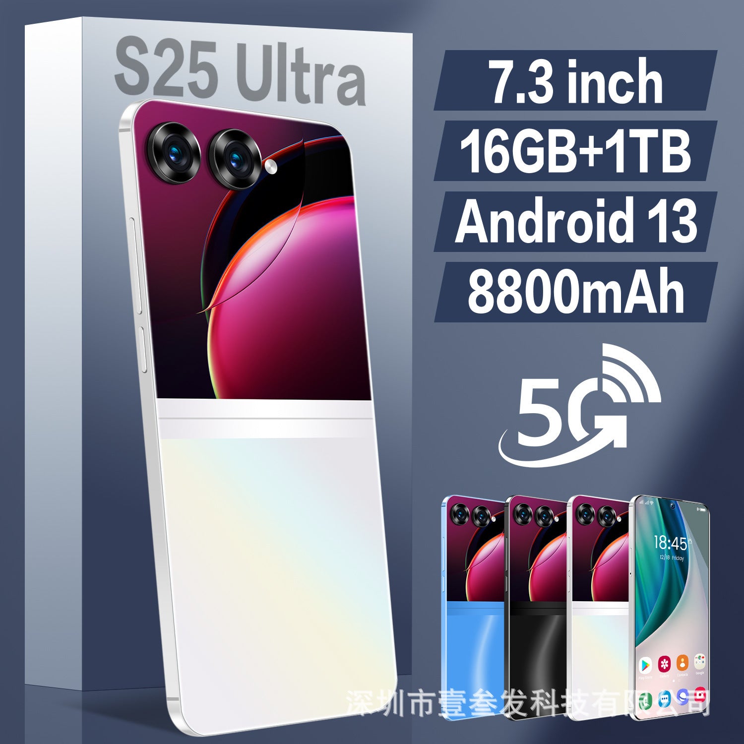 S25Ultra+Popular2+16G 6.6Inch All-in-One Low Price 3G New Smartphone