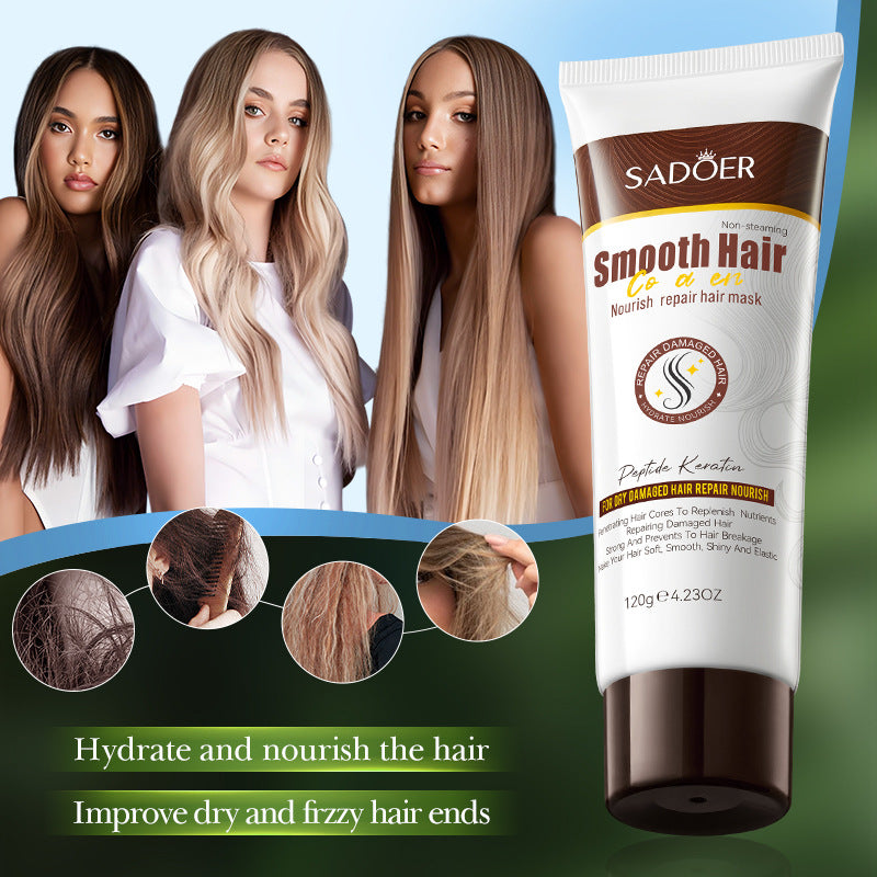 Collagen Smooth Hair Mask SADOER Nourishing and Smooth Hair Conditioner Cross-Border Wholesale