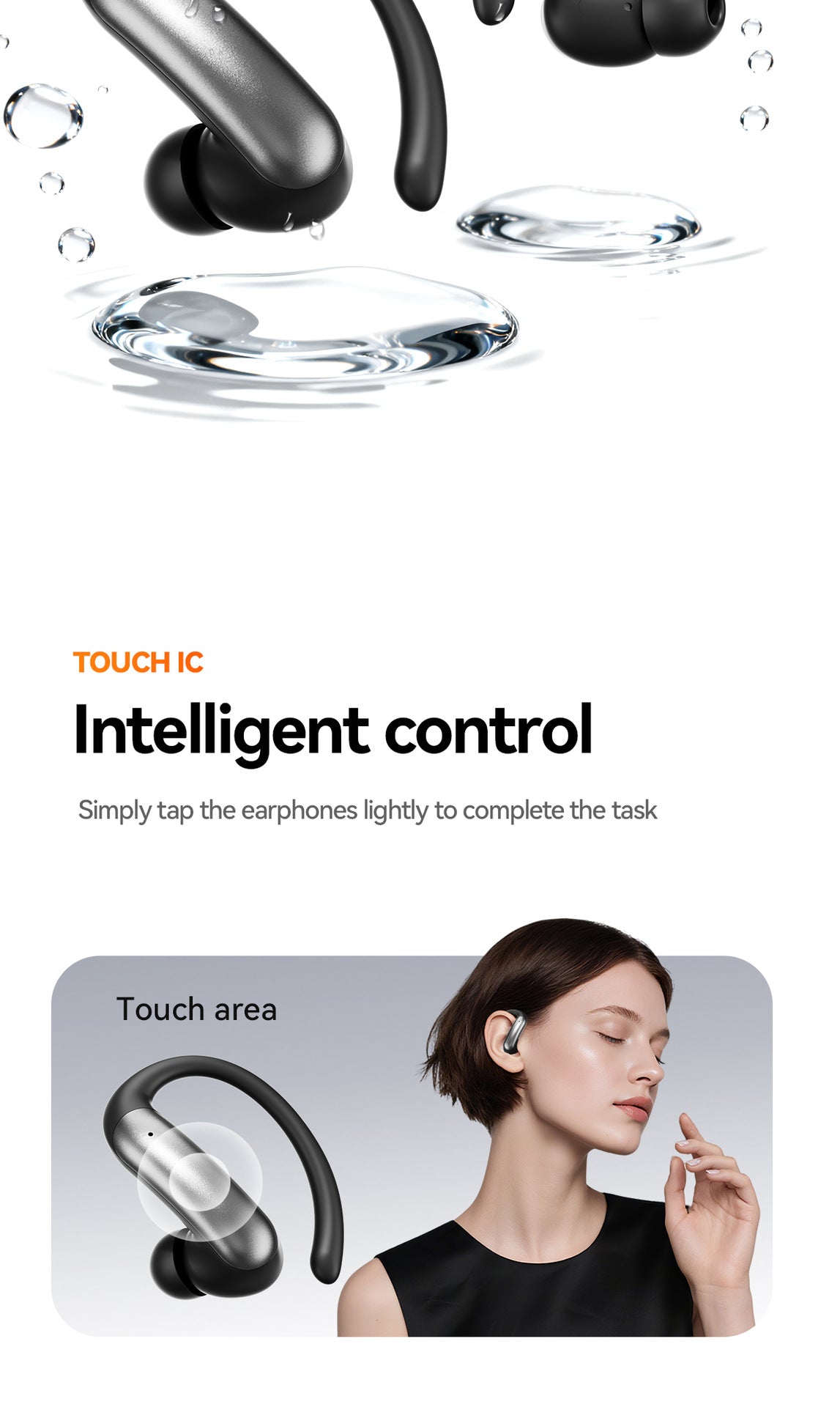 New M144Long Battery Life Ear-Hook and In-Ear Headphones Private Model High Appearance Wireless Bluetooth Headphones Wholesale