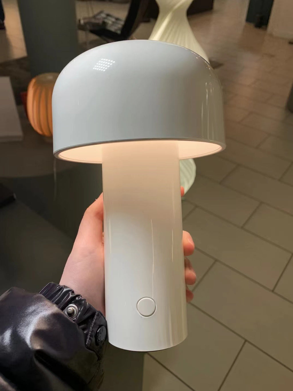 Creative Bellhop Mushroom Lamp led Bedroom bedside bar ambiance usb Rechargeable Decorative Night Light