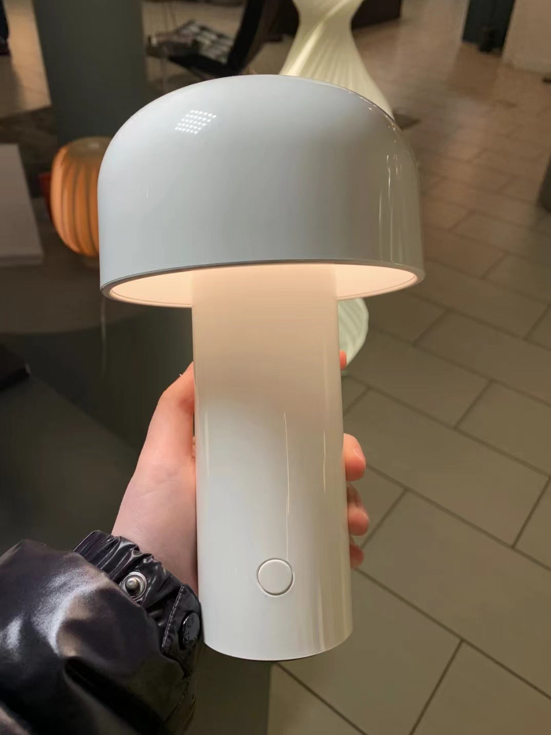 Creative Bellhop Mushroom Lamp led Bedroom bedside bar ambiance usb Rechargeable Decorative Night Light