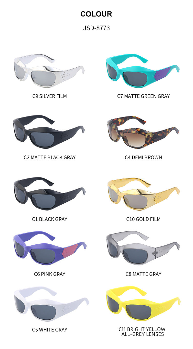 Steampunk Style Y2K Sunglasses for Men Cycling Sports Sunglasses for Women Wholesale