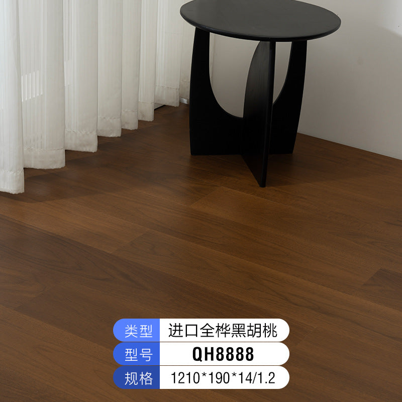 Oak Black Walnut Full Birch Base Material Multi-layer Solid Wood Composite Flooring Wear-resistant Medieval Style Song Dynasty Aesthetics ENF Environmental Protection