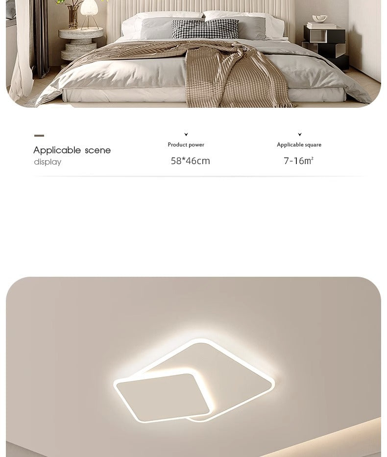 LED Ceiling Bedroom Light Internet Celebrity Light Luxury Living Room Light Simple Modern Elegant Room Study Dining Room Balcony Lighting