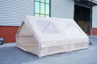 6.3㎡Inflatable Tent Outdoor Camping Oxford Cloth Light Luxury Family Camping Small House Camp Tent3-4People