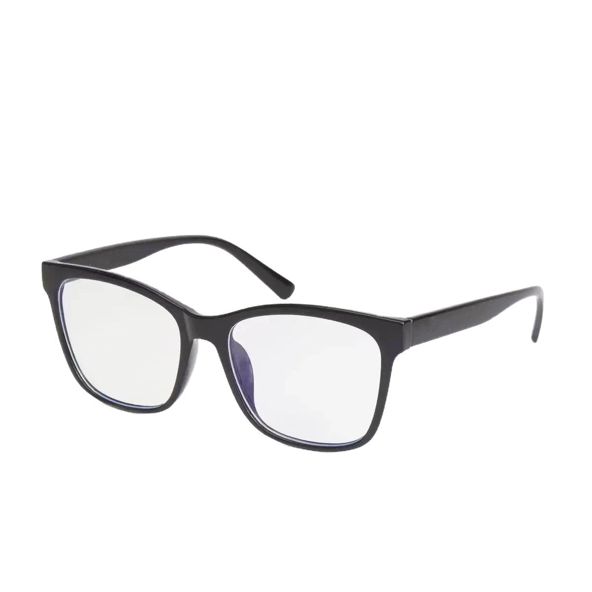 Classic Black Frame Square Frame Plain Glasses for Women Outdoor Street Shooting Anti-Blue Light Myopia Flat Glasses Frame CH3392
