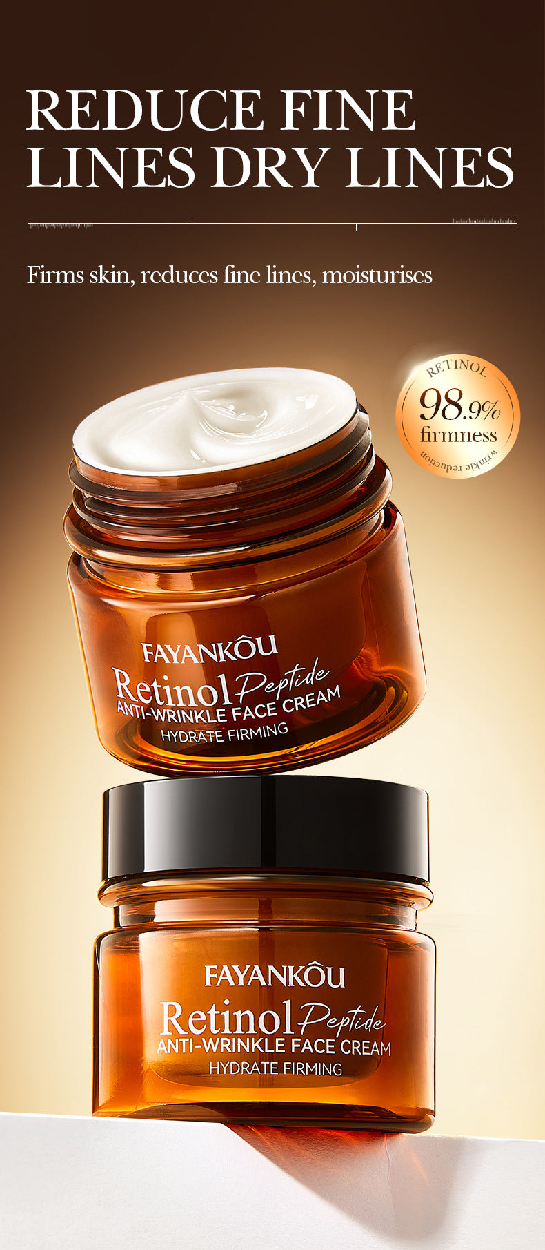 Full English Retinol Peptide Skincare Series  FAYANKOU Amino Acid Facial Cleanser  Wholesale