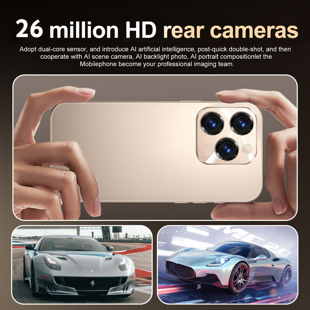 Hot selling product A16 Max Android Smartphone16+1T Factory Direct Sales Mobile Phone Available