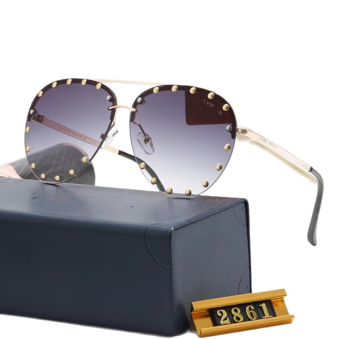 Donkey House Big logo Ultra-light Glasses Frame Large Frame Internet Celebrity Same Style Retro Fashion Sunglasses Frame for Men and Women