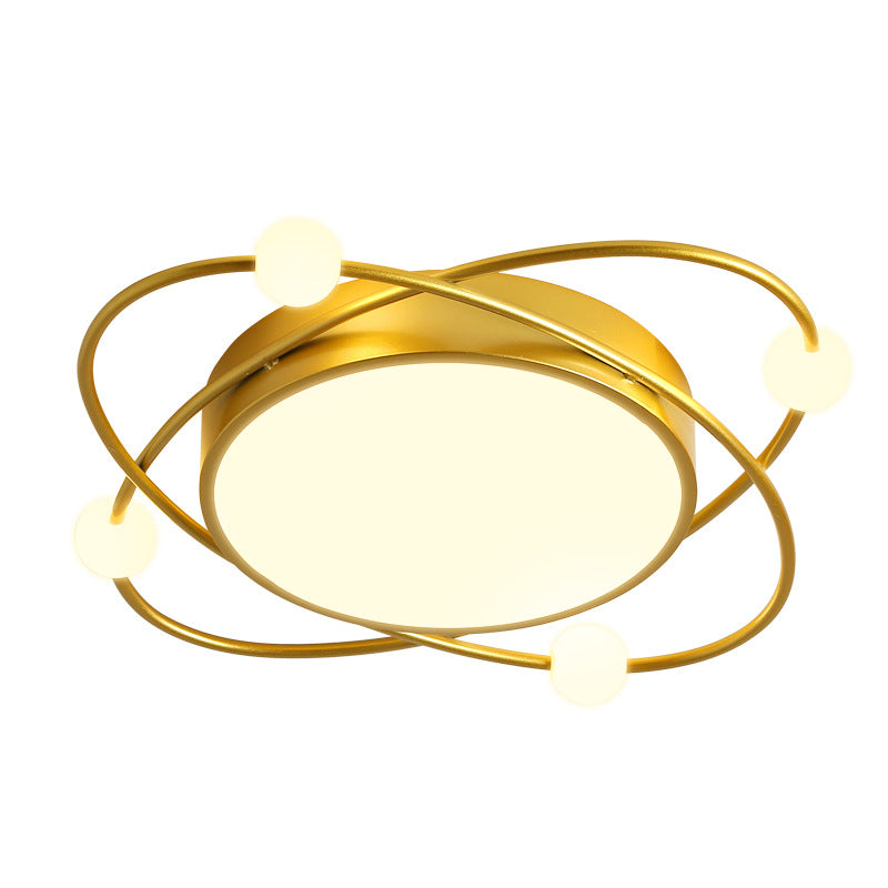 Bedroom lamp warm and romantic creative lighting fixture LED Living Room Home Ceiling Light Fixture Simple Modern Round Room Lamp