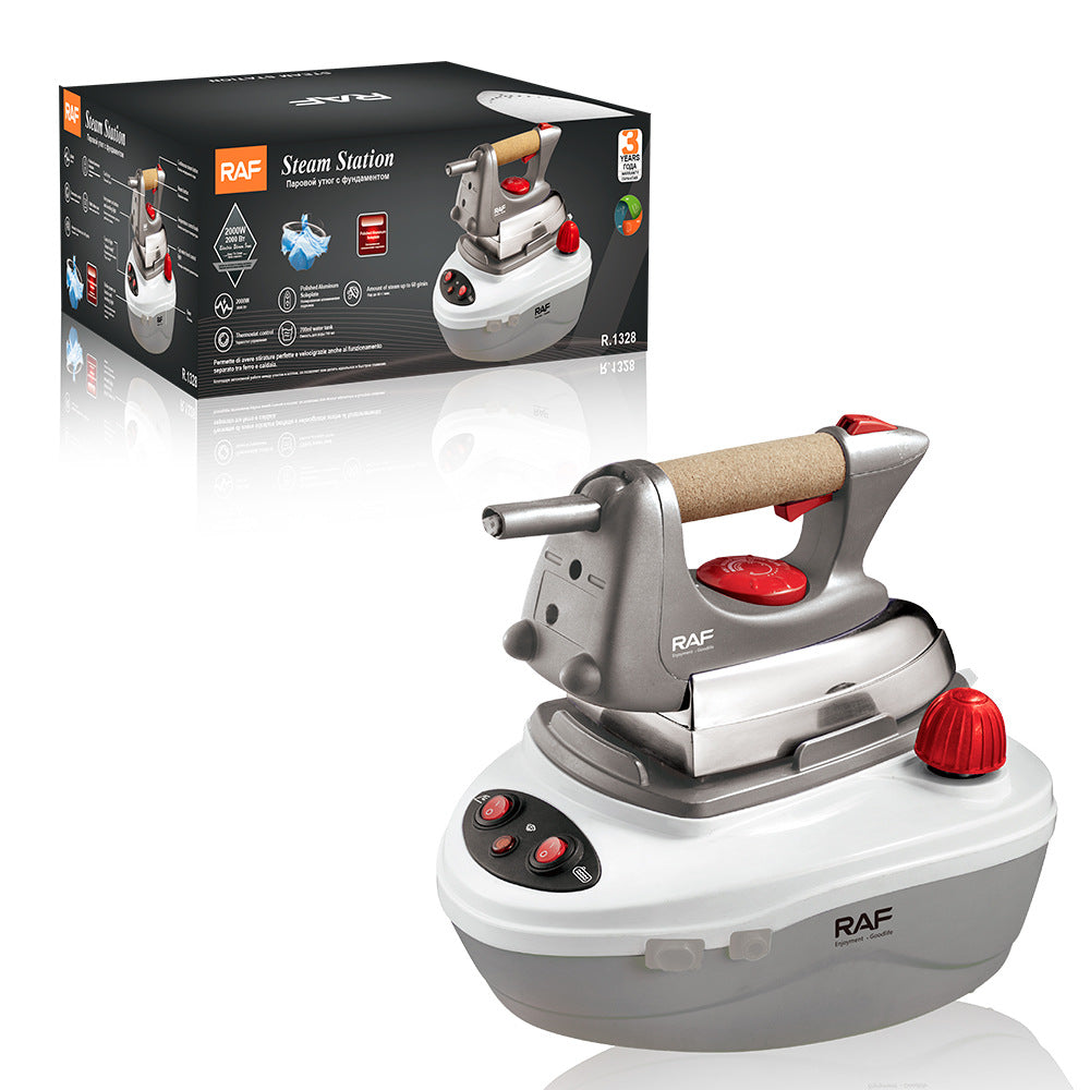 RAF European Standard Household Steam Electric Iron High Power2000W Polished Aluminum Baseplate Ironing Clothes R1328