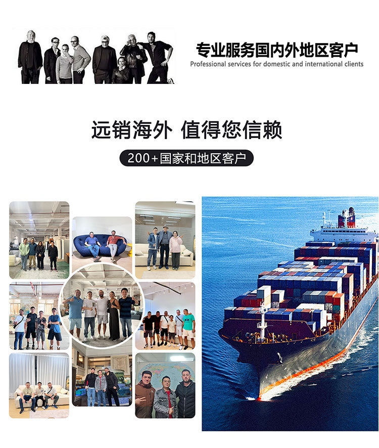 2025New Mid-Century Style Simple Living Room Small Apartment Straight Row Rental Bedroom Two or Three-Seater Fabric Sofa