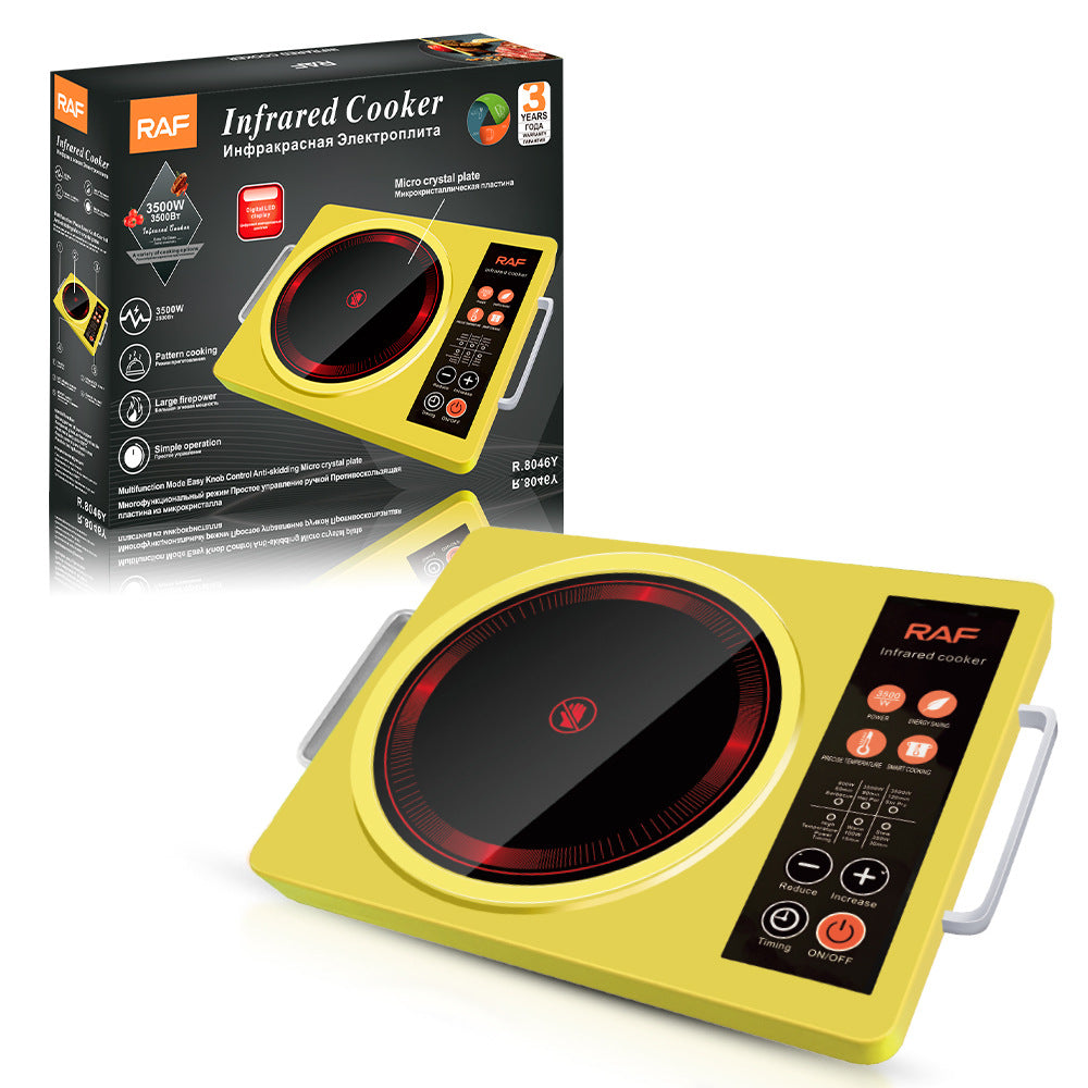 RAF European Standard Electric Ceramic Stove for Home Use, Multi-Functional High-Power Stir-Fry Hot Pot Induction Cooker, Countertop Electric Stove for Stir-Frying and Cooking