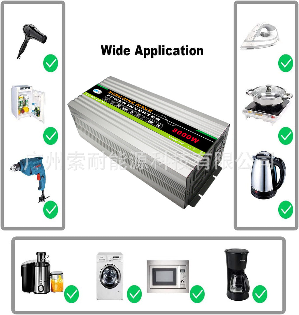 2500W 3000W 4000W Pure Sine Wave Inverter12V/24V/48V/60V Turn AC220V Export