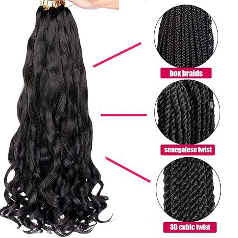 European and American Cross-Border Wig Braids Big Wave Curls French Curl Loose Wave Crochet Hair
