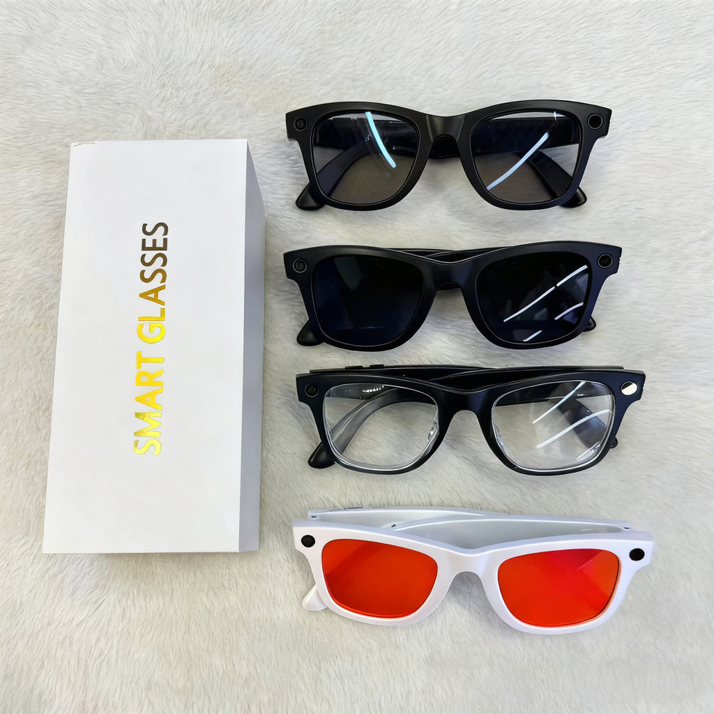 W630Smart Glasses800Megapixel photochromic lens with image stabilization for video recording AI Simultaneous Translation Recognition