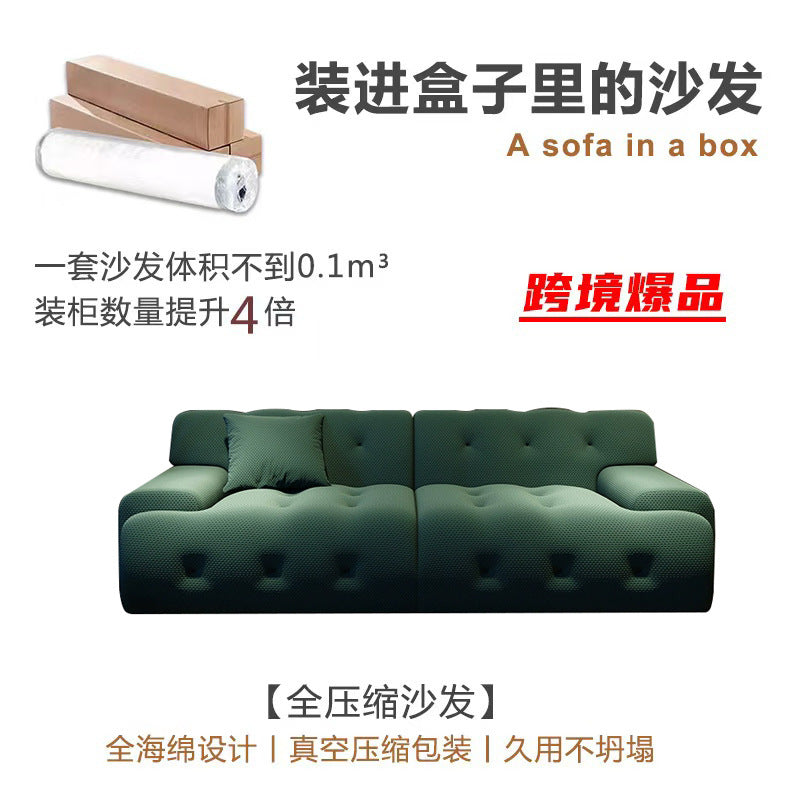 Rochburg Fabric Sofa Compression sofa Modern Living Room Small Apartment Export Direct Compression Sofa Shipping and tax not included