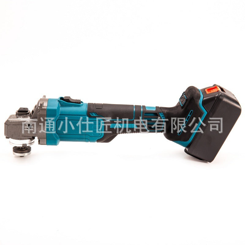 One Battery One Charger High Power Angle Grinder Industrial Grade Brushless Lithium Battery Tool Handheld Household Polishing Angle Grinder
