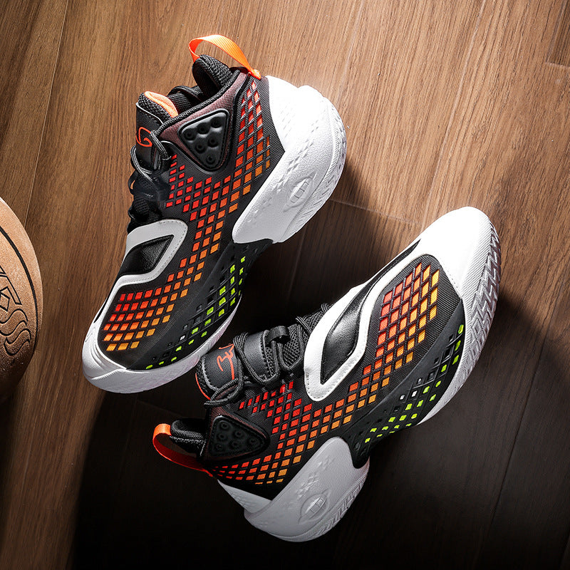 2025New Luminous Fashion Trend Casual Sports Shoes for Teenagers, Practical Grip, Non-Slip, Wear-Resistant Basketball Shoes