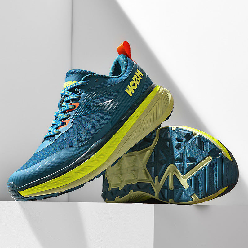 Running Shoes Sports Trendy Shoes Summer Soft Sole Lightweight Breathable Jump Rope Wide Last Marathon Jogging Thick Sole Cushioning Men's Shoes