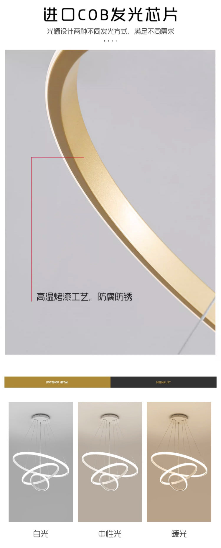 Zhongshan Lighting Wholesale LED Ceiling Lamp Bedroom Dining Room Lamp Minimalist Modern Creative Lighting Nordic Bar Pendant Light